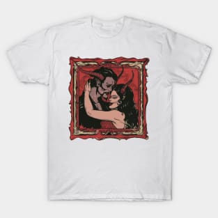 Devil Woman & Man. Love in Hell T-Shirt